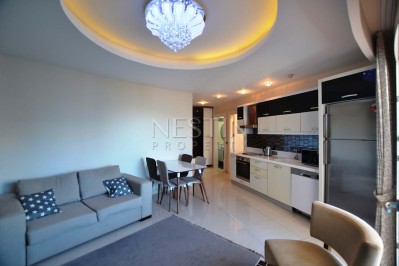 Просторная квартира 1+1 с видом на море и горы в комплексе района Махмутлар фото 30