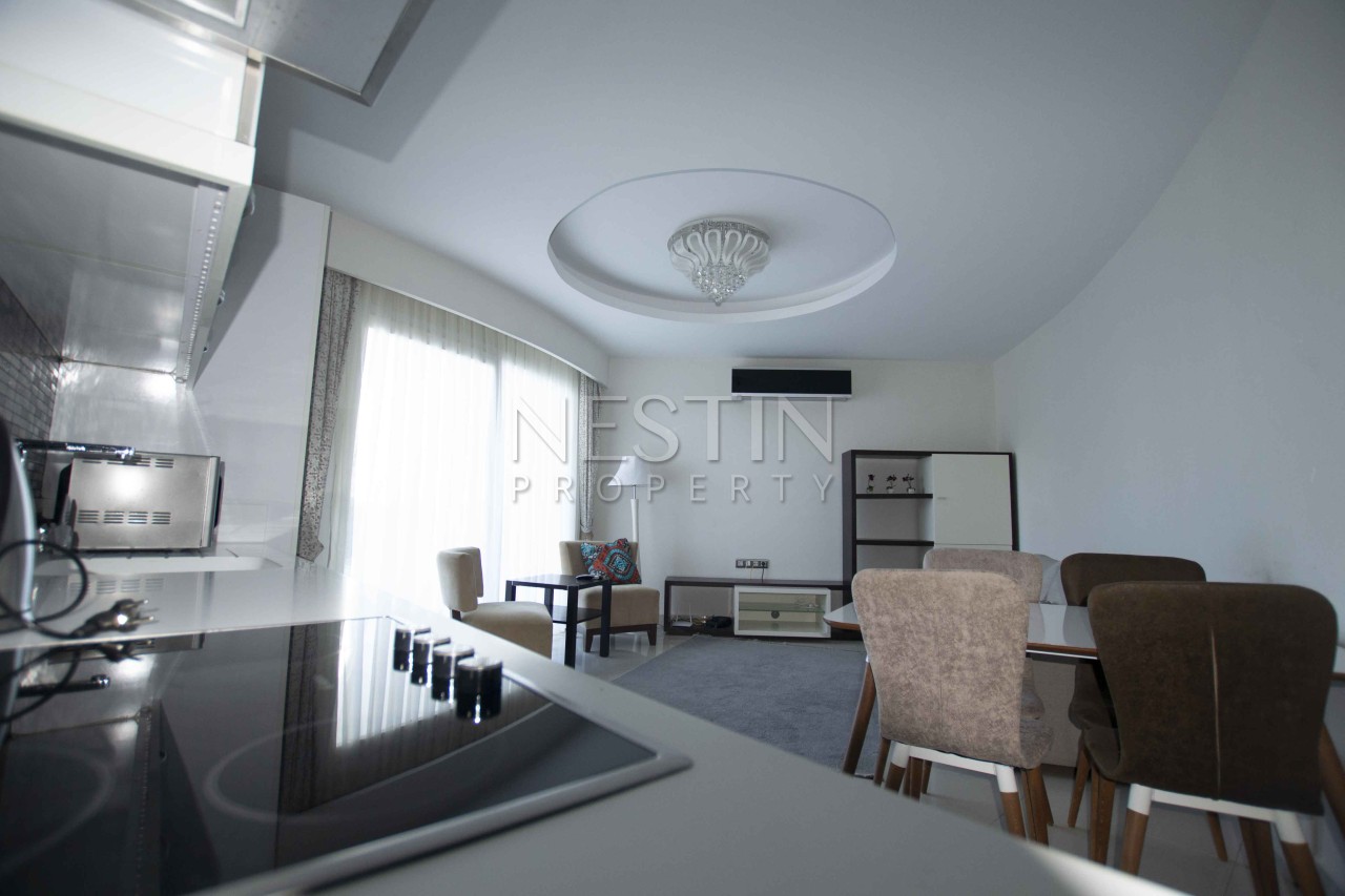 Просторная квартира 1+1 с видом на море и горы в комплексе района Махмутлар фото 31