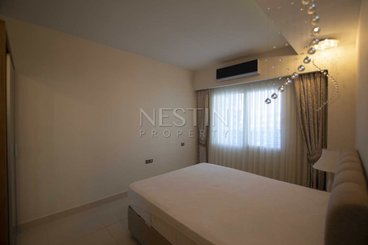 Просторная квартира 1+1 с видом на море и горы в комплексе района Махмутлар фото 32