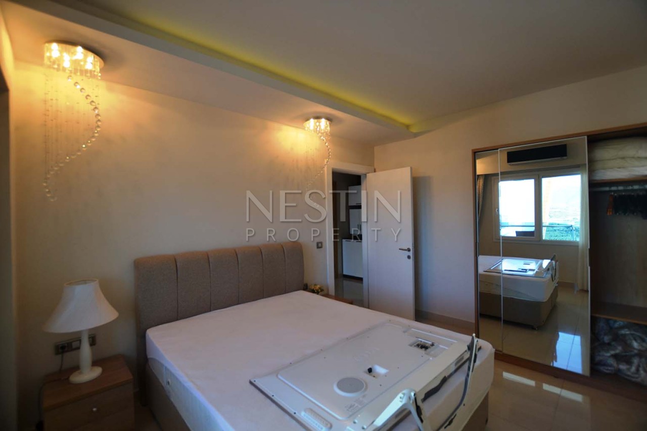 Просторная квартира 1+1 с видом на море и горы в комплексе района Махмутлар фото 33