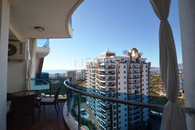 Просторная квартира 1+1 с видом на море и горы в комплексе района Махмутлар фото 39