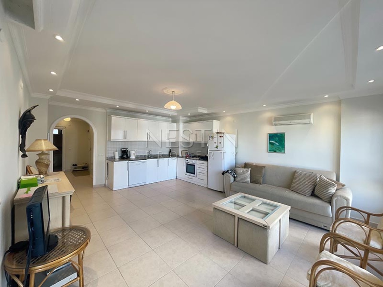 Просторная квартира 2+1 в районе Тосмур в 900 м от моря фото 16