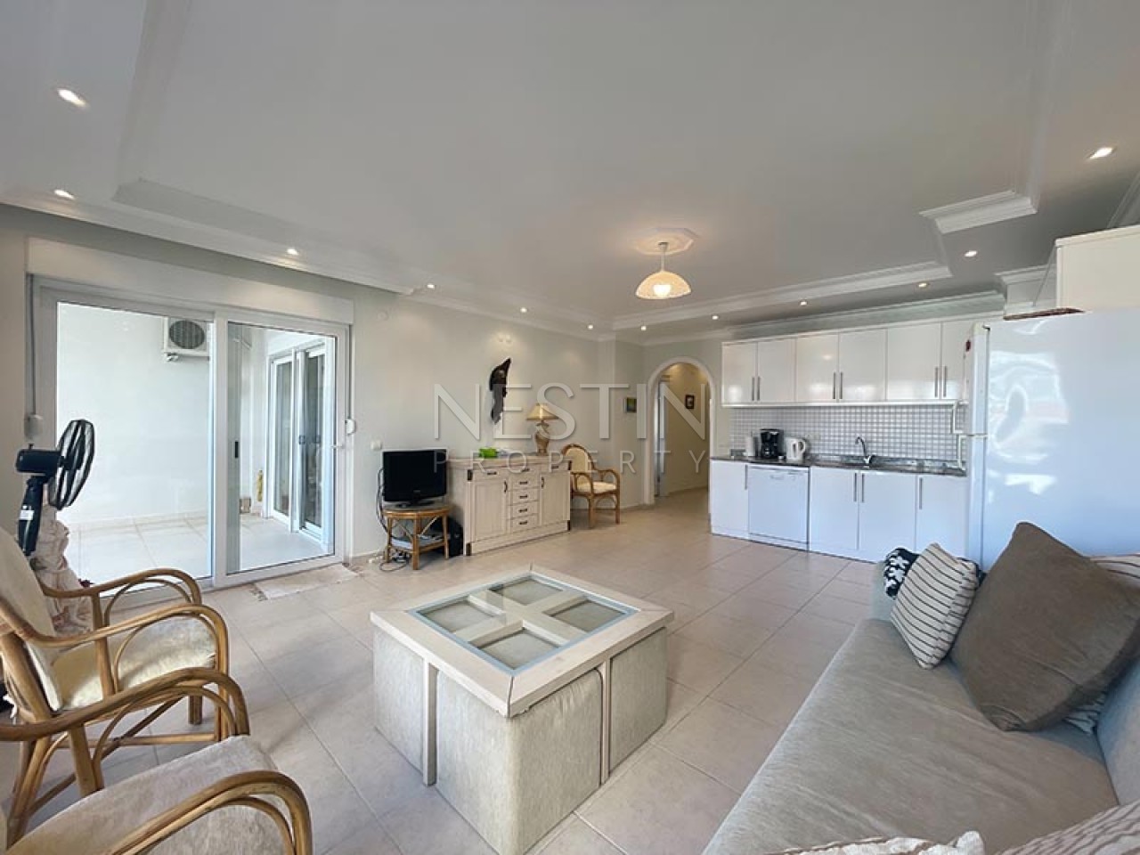 Просторная квартира 2+1 в районе Тосмур в 900 м от моря фото 17