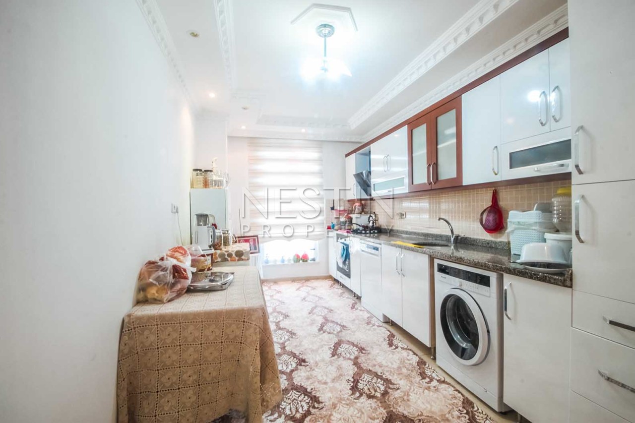 Большая квартира 2+1 с отдельной кухней в ЖК района Махмутлар фото 17