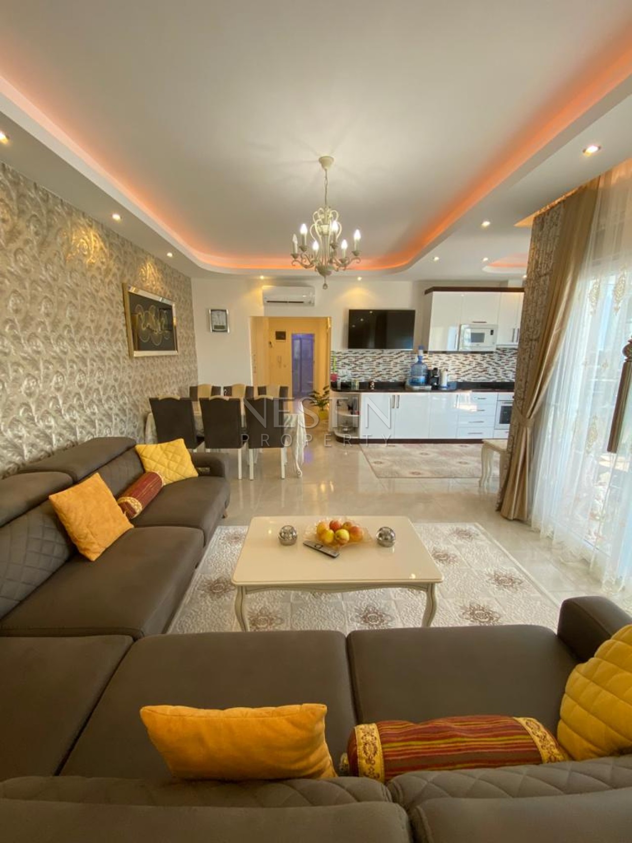 Просторная квартира 2+1 в хорошем ЖК района Махмутлар фото 27