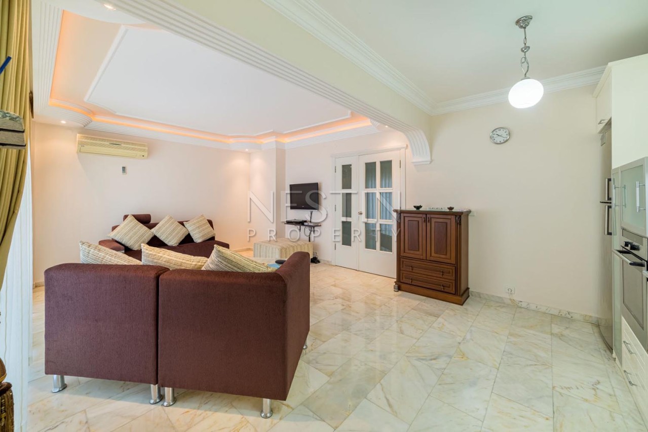 Просторная квартира 2+1 с видом на море в районе Махмутлар фото 9