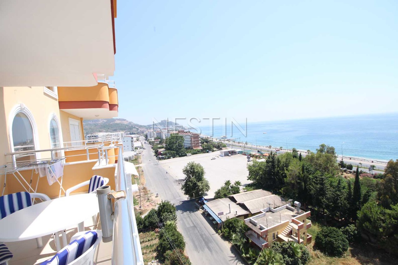 Уютная и просторная квартира 2+1 с прямым видом на море в районе Махмутлар фото 20