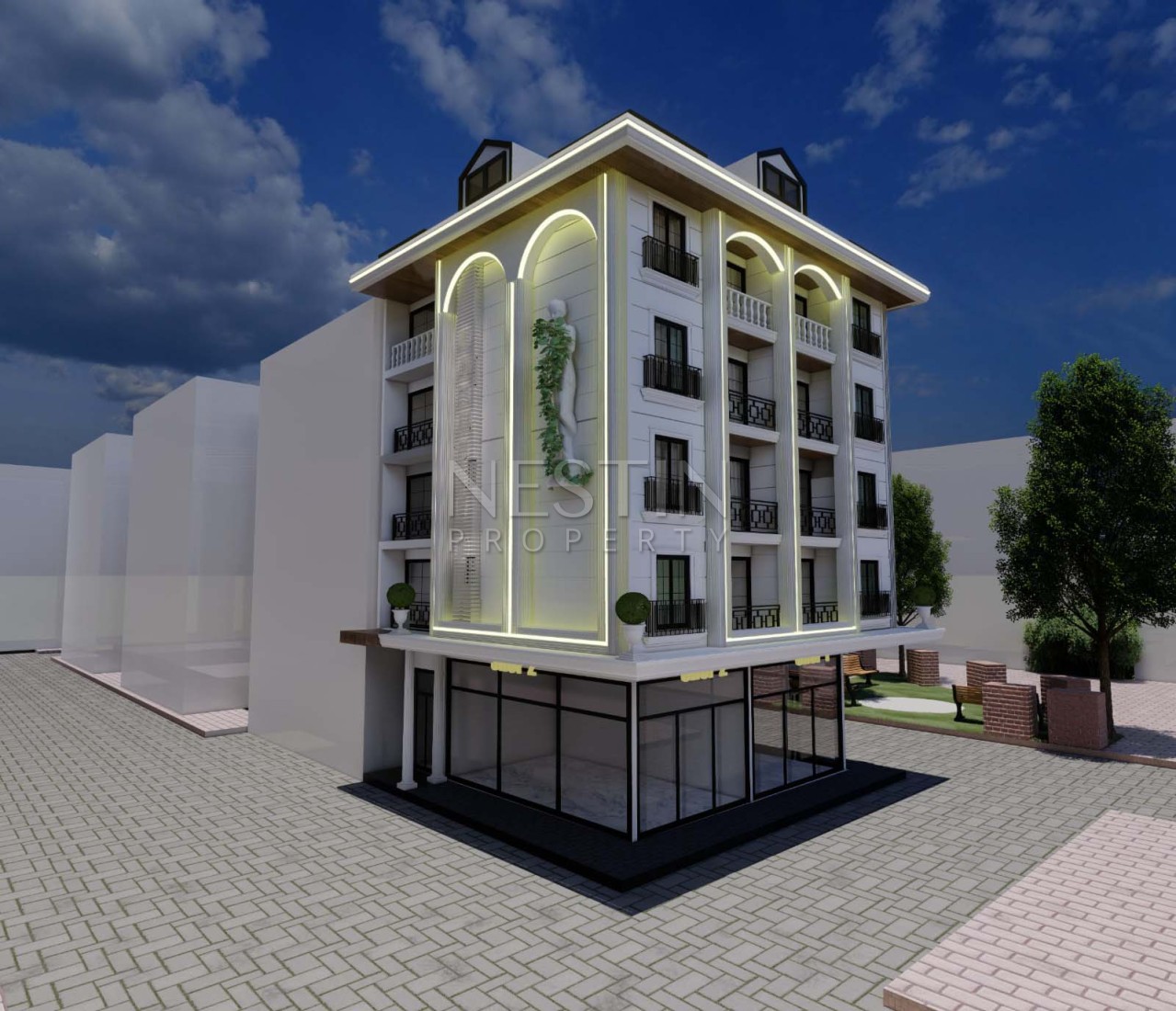 Квартиры на этапе строительства в бутик- комплексе в центре Алании фото 3