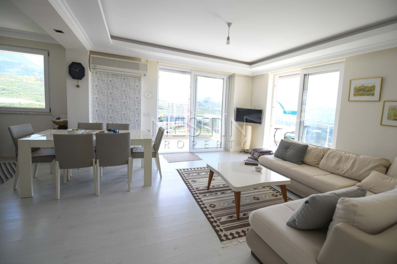 Пентхаус 4+1 в районе Махмутлар с видом на горы и море фото 9