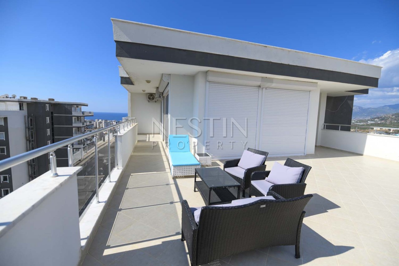 Пентхаус 4+1 в районе Махмутлар с видом на горы и море фото 28