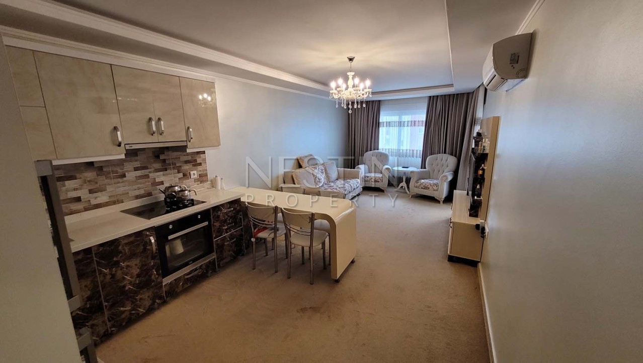 Уютная квартира 2+1 в районе Махмутлар с видом на горы фото 3