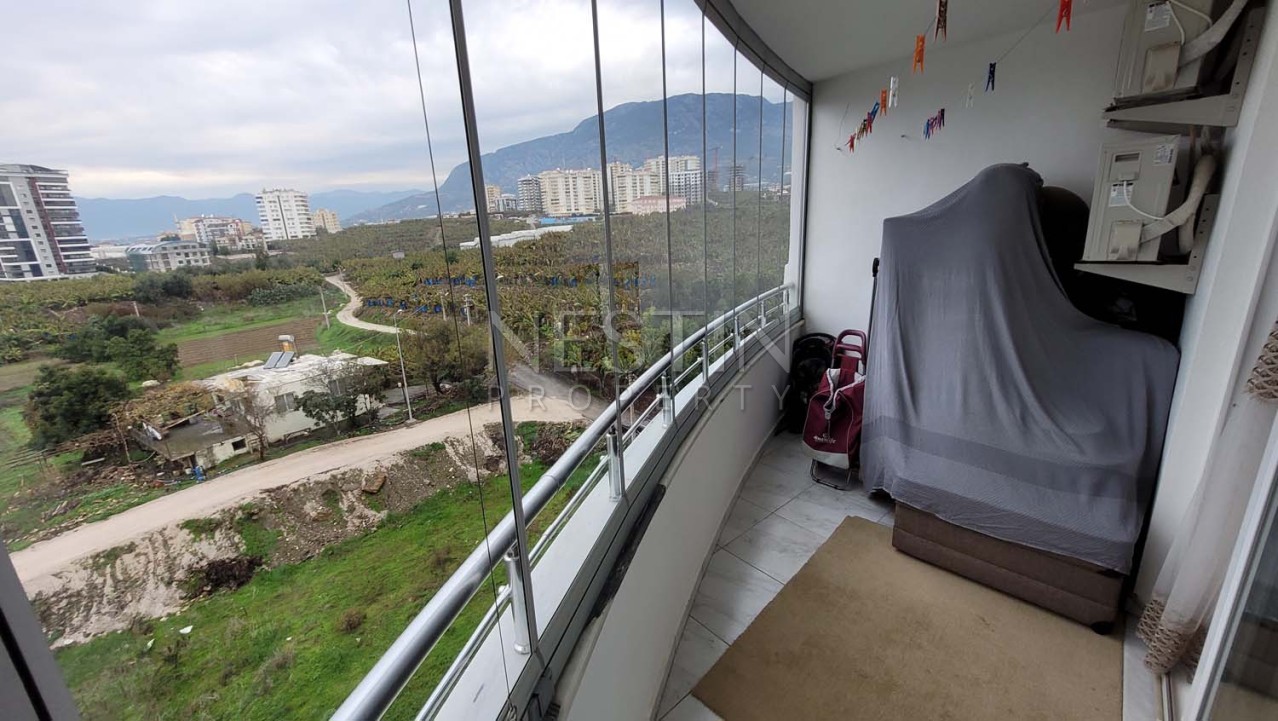 Уютная квартира 2+1 в районе Махмутлар с видом на горы фото 18