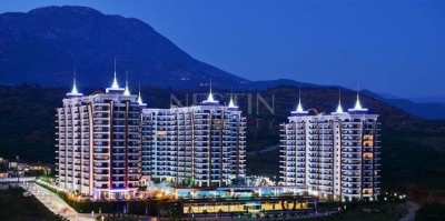 Просторная квартира 1+1 в хорошем комплексе района Махмутлар фото 1