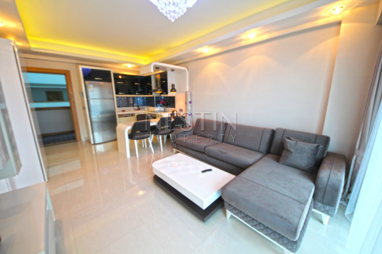 Просторная квартира 1+1 в хорошем комплексе района Махмутлар фото 19