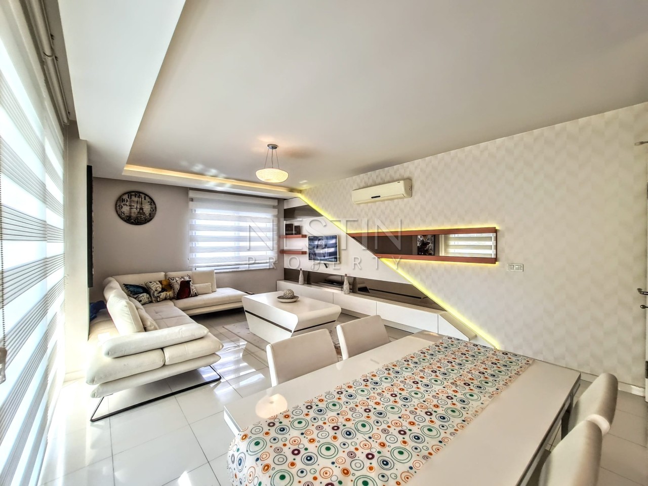 Меблированные апартаменты 2+1 в благоустроенном комплексе в районе Махмутлар фото 16