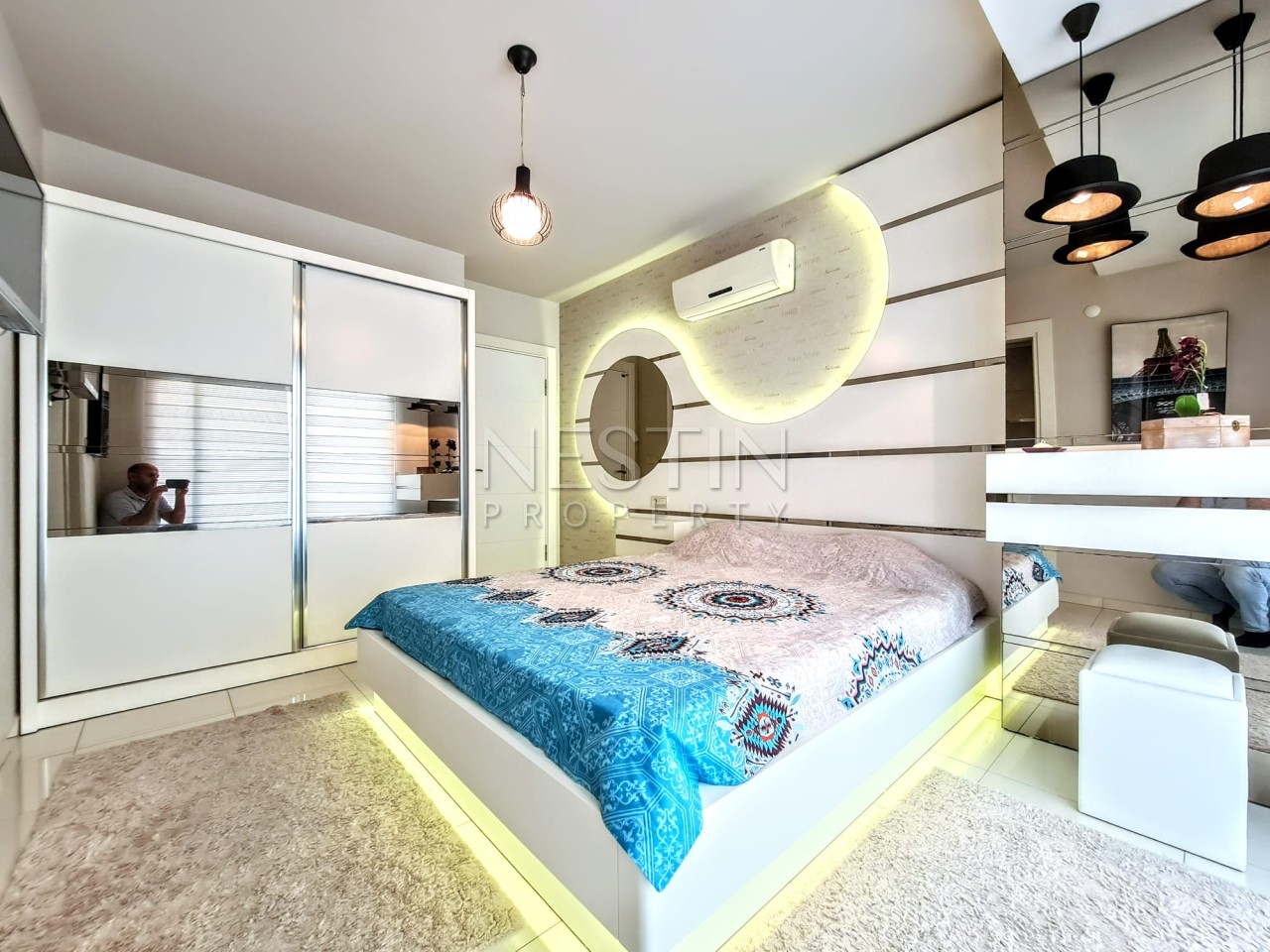 Меблированные апартаменты 2+1 в благоустроенном комплексе в районе Махмутлар фото 17