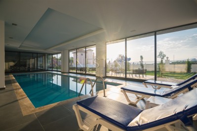 Квартира пентхаус 2+1 с красивым видом на горы в районе Махмутлар фото 2