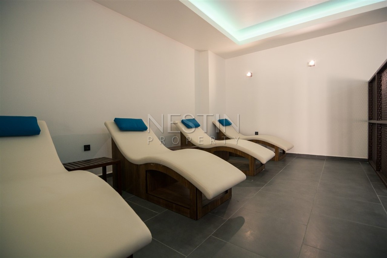 Квартира пентхаус 2+1 с красивым видом на горы в районе Махмутлар фото 12