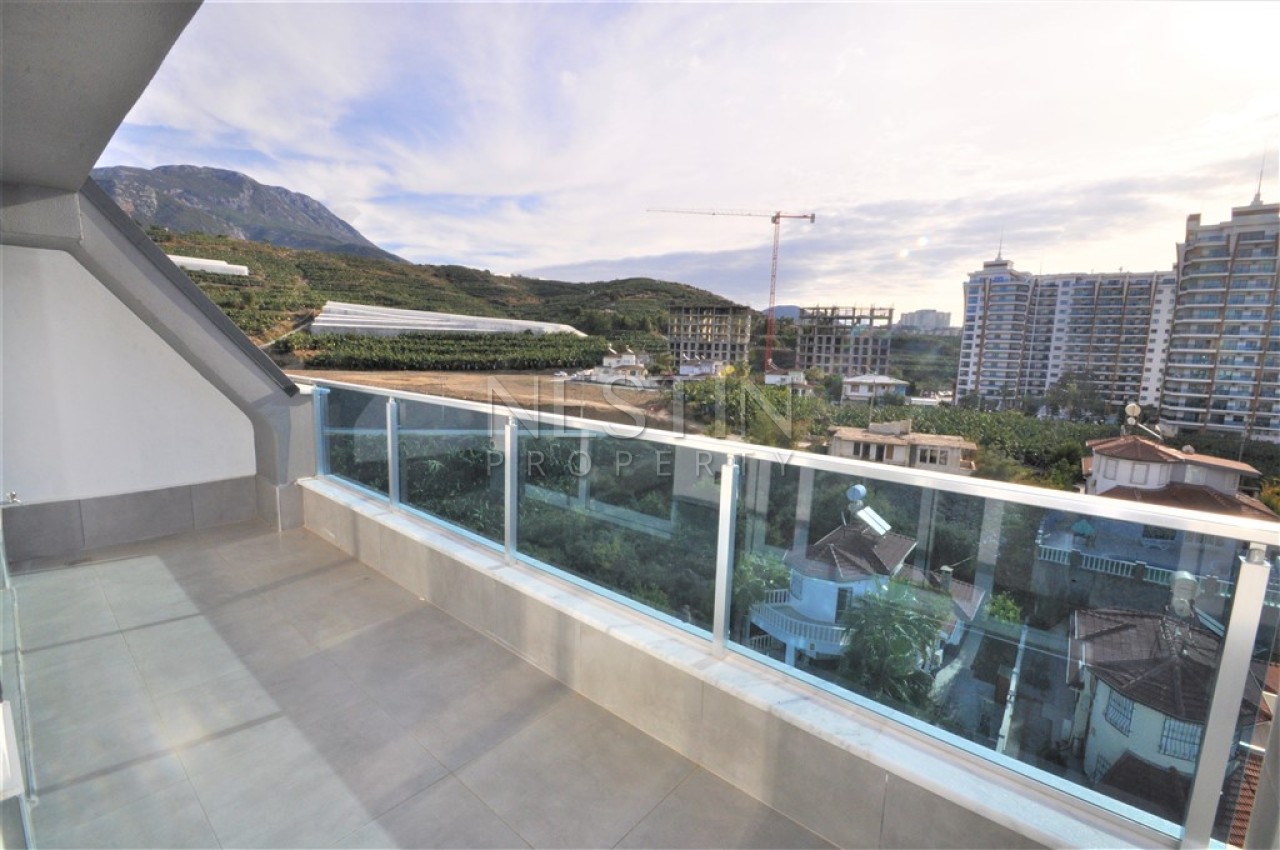 Квартира пентхаус 2+1 с красивым видом на горы в районе Махмутлар фото 33