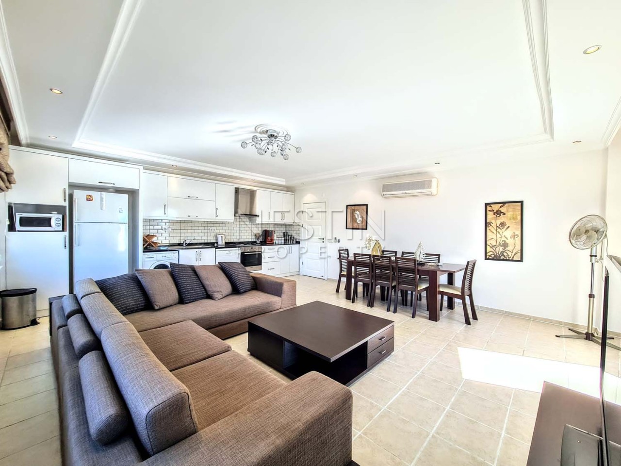 Квартира пентхаус 4+1 в районе Махмутлар с видом на море и горы фото 12