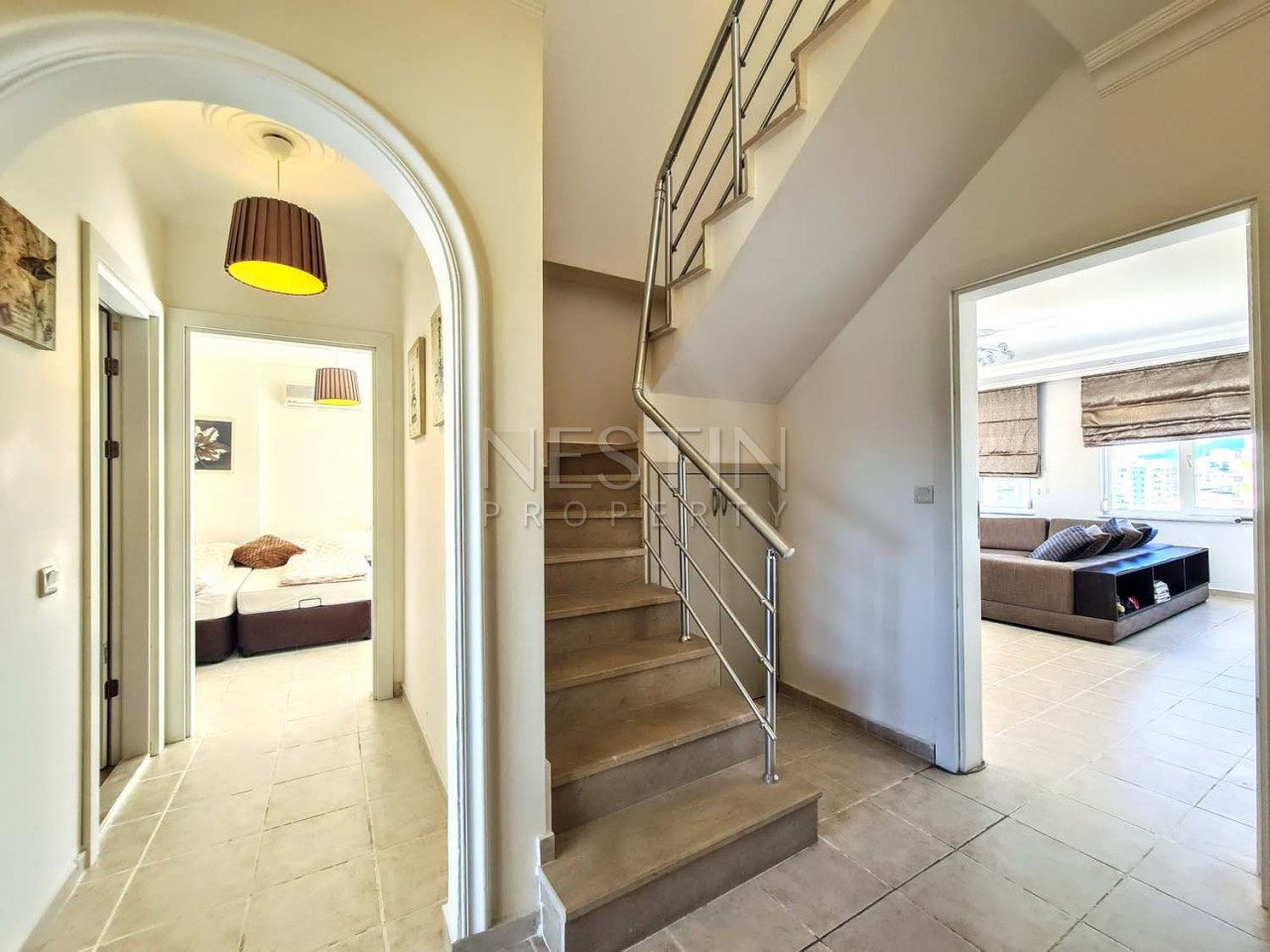 Квартира пентхаус 4+1 в районе Махмутлар с видом на море и горы фото 20