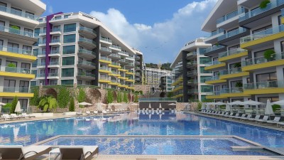 Квартира 2+1 в комплексе премиум класса в районе Каргыджак фото 3