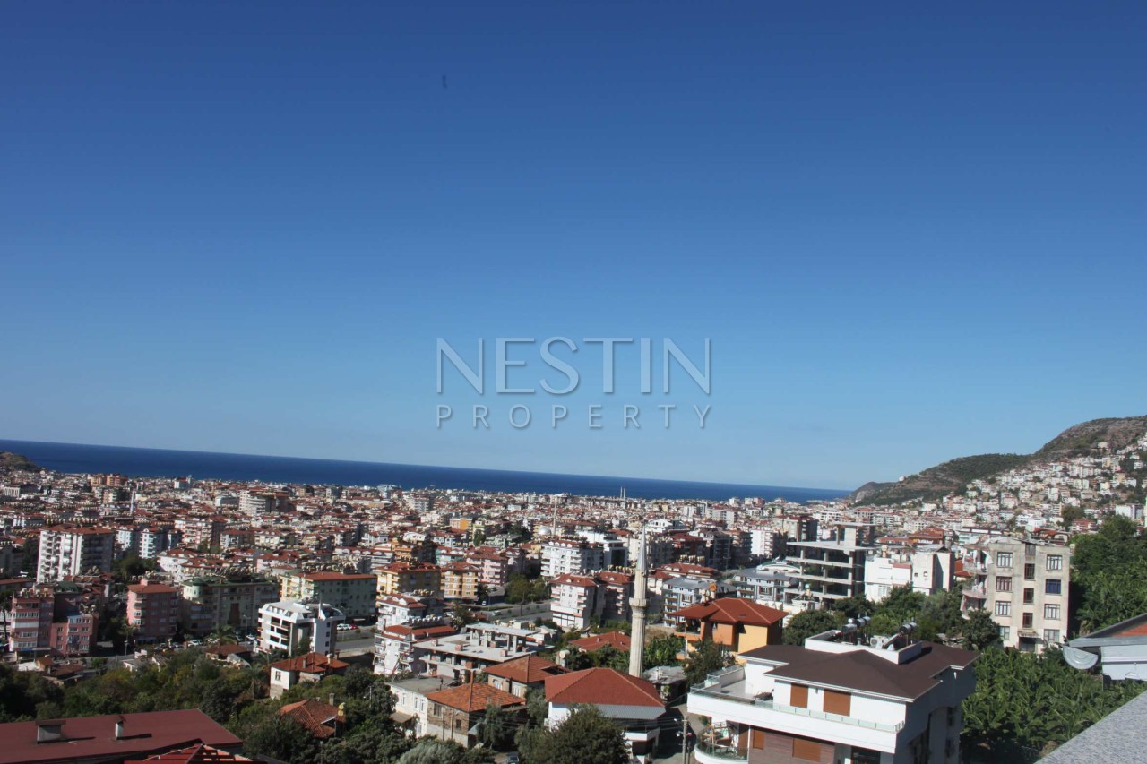 Пентхаус 4+1 в центре города Аланья с шикарным видом на море и горы фото 17