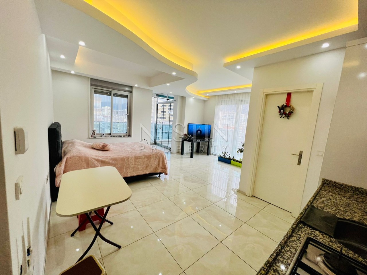 Уютная квартира студия 0+1 в хорошем комплексе района Махмутлар фото 11