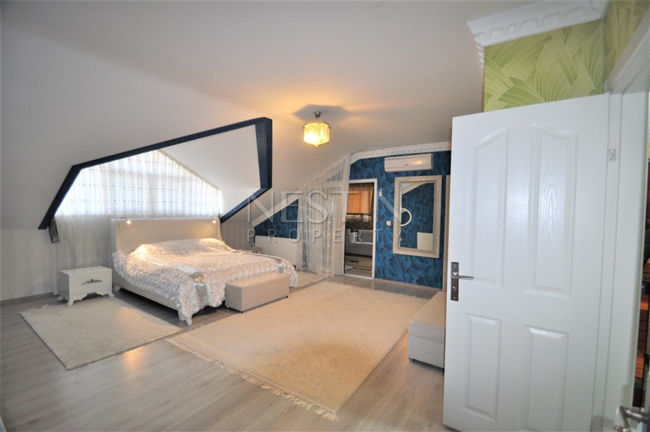 Большая квартира пентхаус 5+1 в районе Джикджилли фото 47