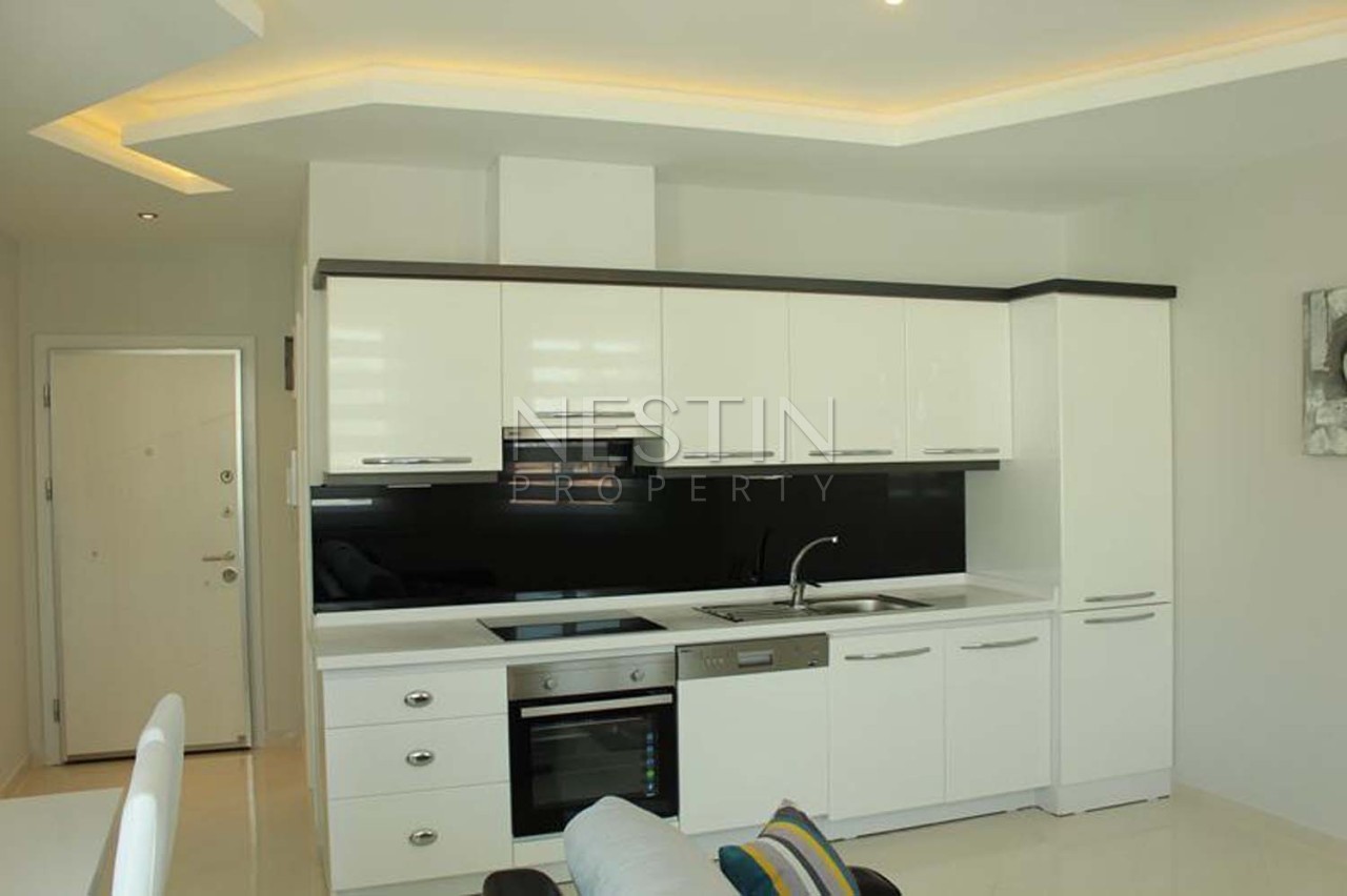 Уютная квартира 1+1 в районе Оба в 300 м от Средиземного моря фото 11