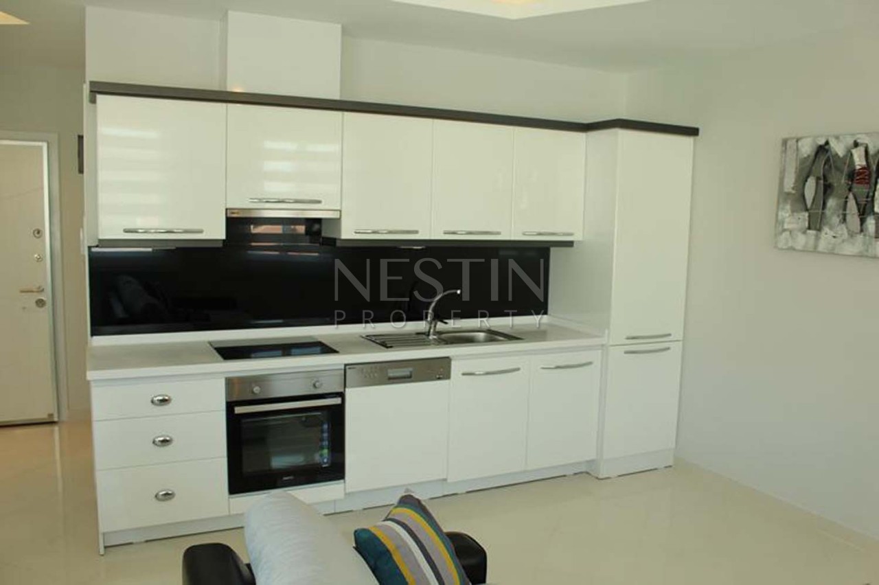 Уютная квартира 1+1 в районе Оба в 300 м от Средиземного моря фото 12