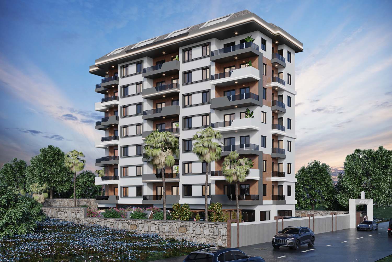 Квартира, Пентхаус 2+1, 1+1, 4+1 в Авсаллар Аланья 43-140м² [ID: 5836]