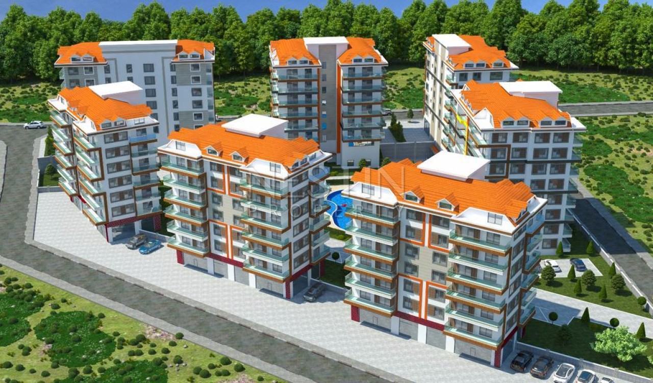 Квартиры планировкой 1+1 в новом комплексе района Авсаллар фото 1