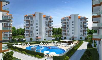 Квартиры планировкой 1+1 в новом комплексе района Авсаллар фото 24