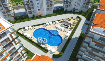 Квартиры планировкой 1+1 в новом комплексе района Авсаллар фото 25
