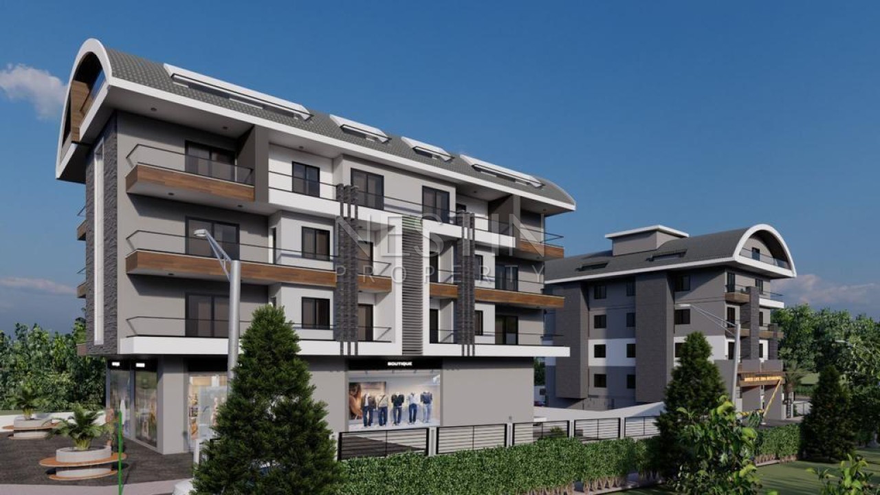 Новый жилой комплекс на этапе строительства в районе Оба фото 3