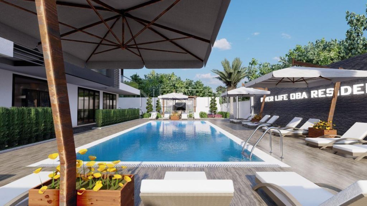 Новый жилой комплекс на этапе строительства в районе Оба фото 9