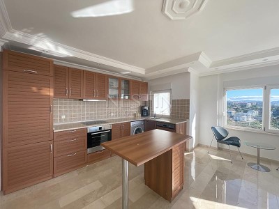 Квартира пентхаус 3+1 в районе Тосмур с видом на море фото 5