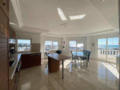 Квартира пентхаус 3+1 в районе Тосмур с видом на море фото 11