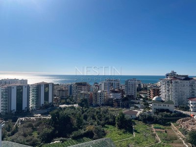 Квартира пентхаус 3+1 в районе Тосмур с видом на море фото 33