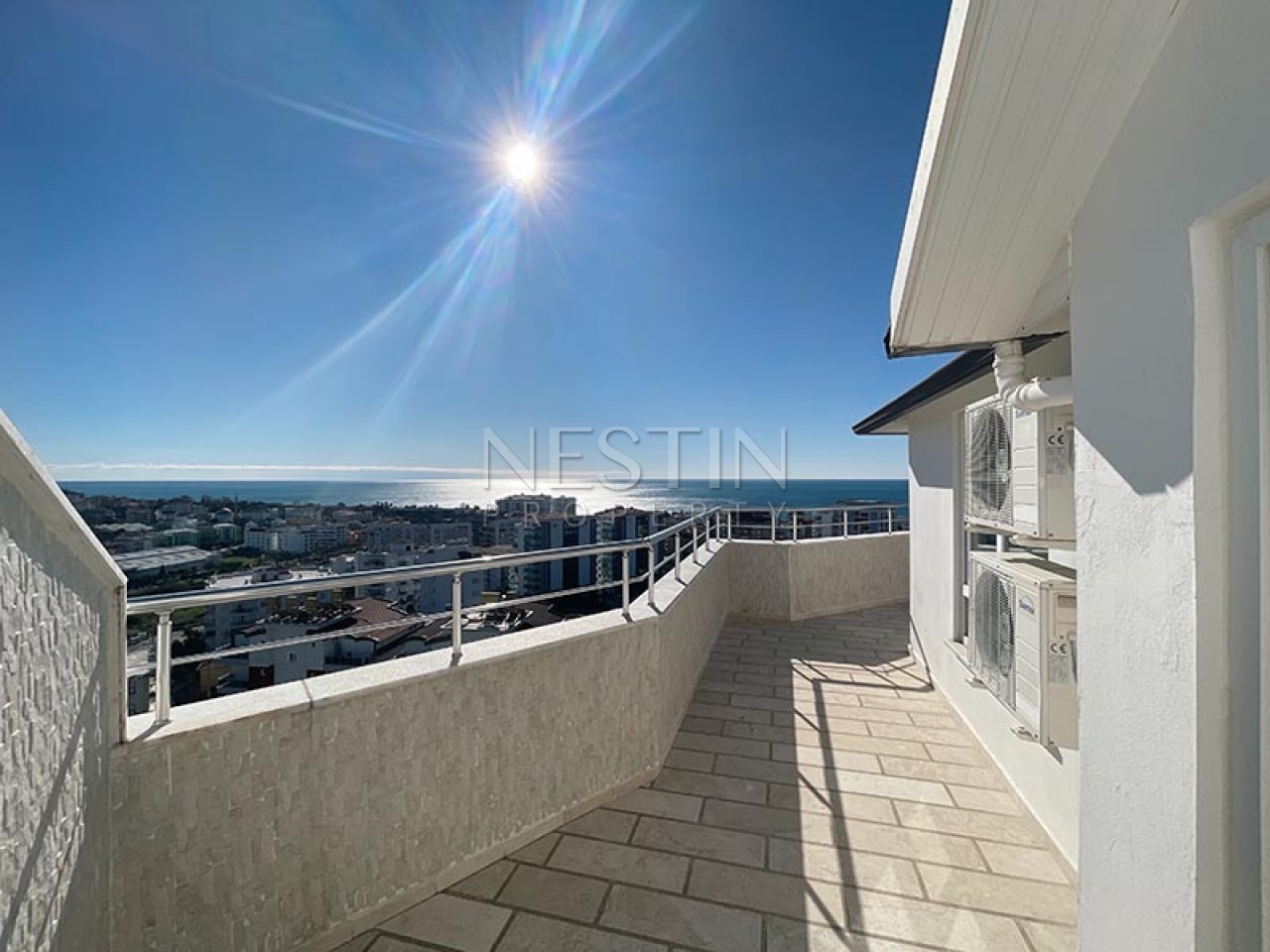 Квартира пентхаус 3+1 в районе Тосмур с видом на море фото 37