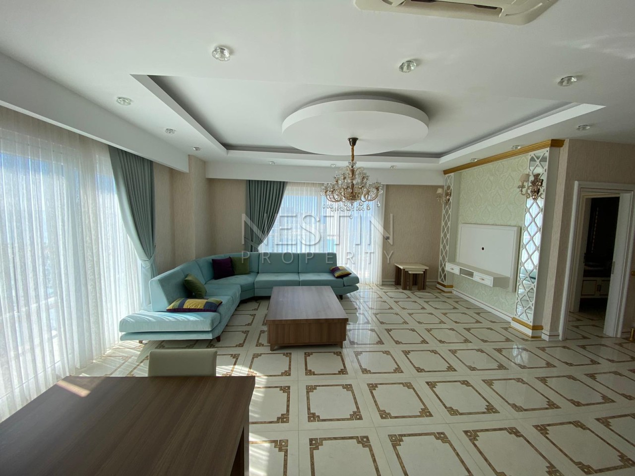 Квартира пентхаус 3+1 с красивым видом на море в районе Махмутлар фото 18