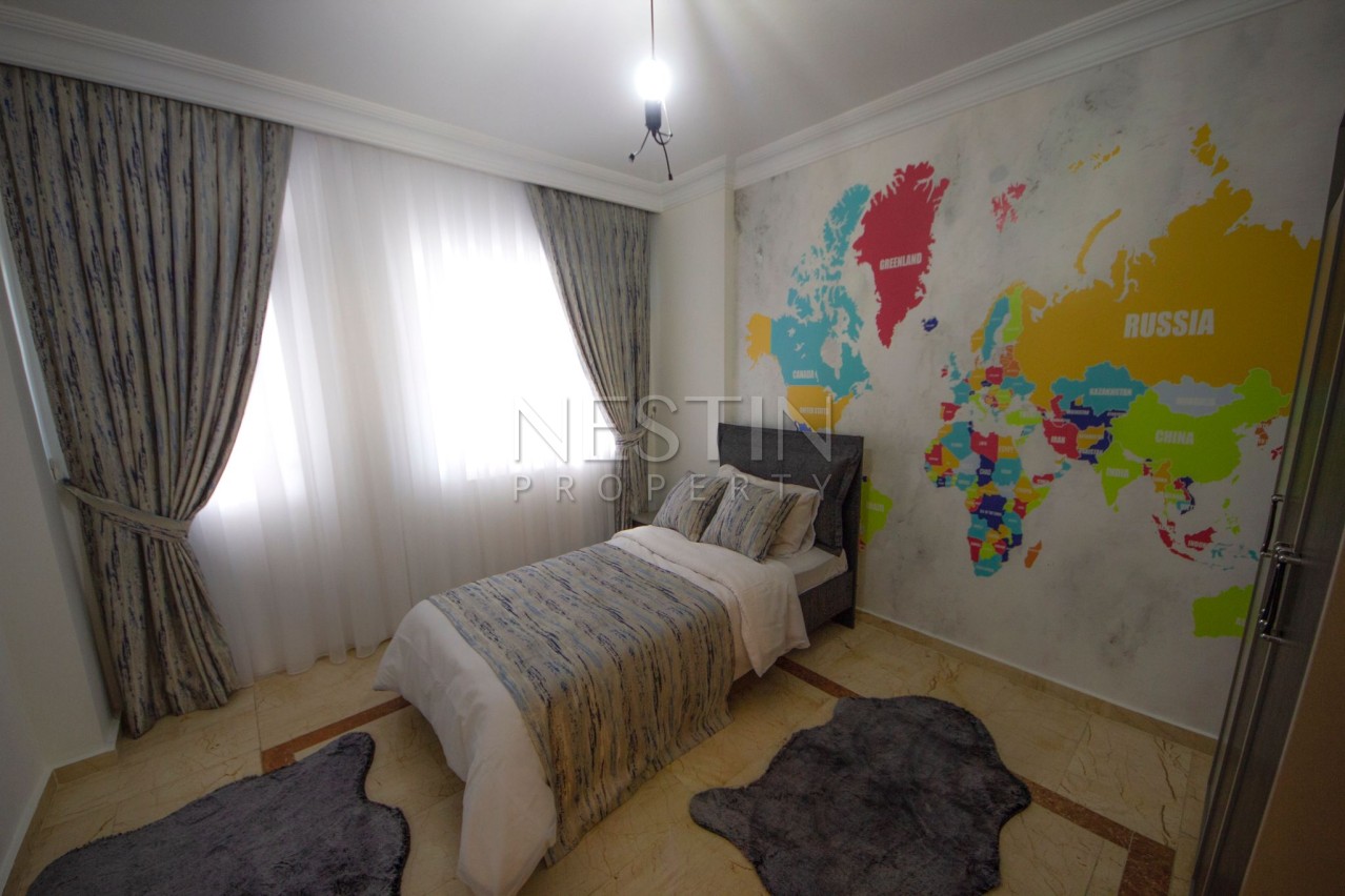 Уютная квартира 2+1 с дизайнерским оформлением в центре Алании фото 13