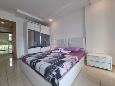 Квартира 1+1 с панорамным видом на город в районе Джикджилли фото 13