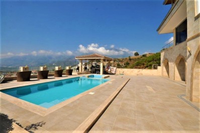 Просторная вилла 4+1 с панорамным видом на море и город фото 6