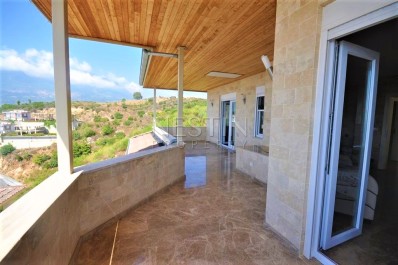 Просторная вилла 4+1 с панорамным видом на море и город фото 24