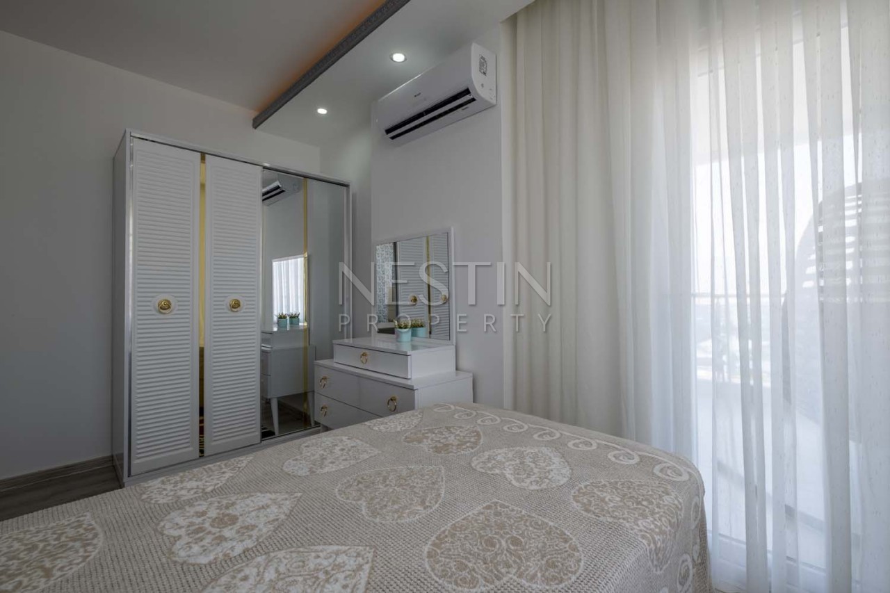 Квартира пентхаус 4+1 с красивым оформлением в районе Тосмур с видом на горы фото 15