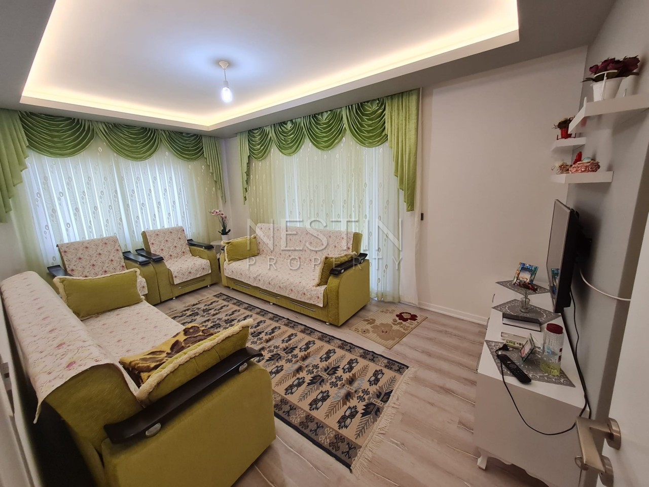 Просторная квартира 2+1 с отдельной кухней в центре города Аланья фото 13