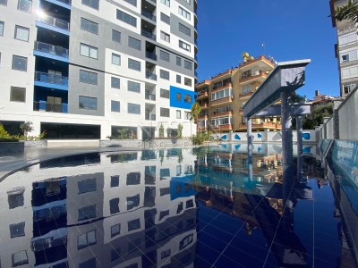 Квартира 2+1 в жилом комплексе центра города Аланья в 600 м от моря фото 3