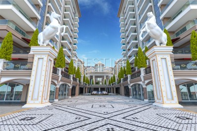 Апартаменты 1+1 в новом шикарном жилом комплексе района Махмутлар фото 4